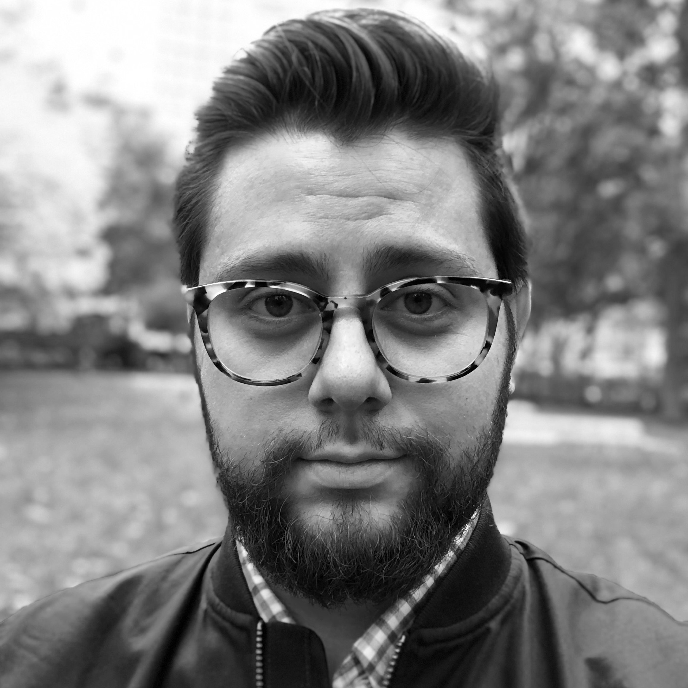 Portrait of artist